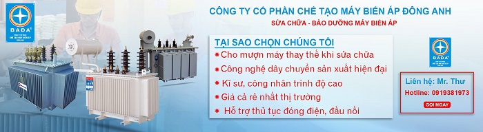 sửa chữa máy biến áp (máy biến thế)